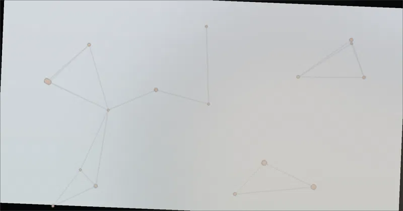 Constellation pattern for an article about peaceful game worlds