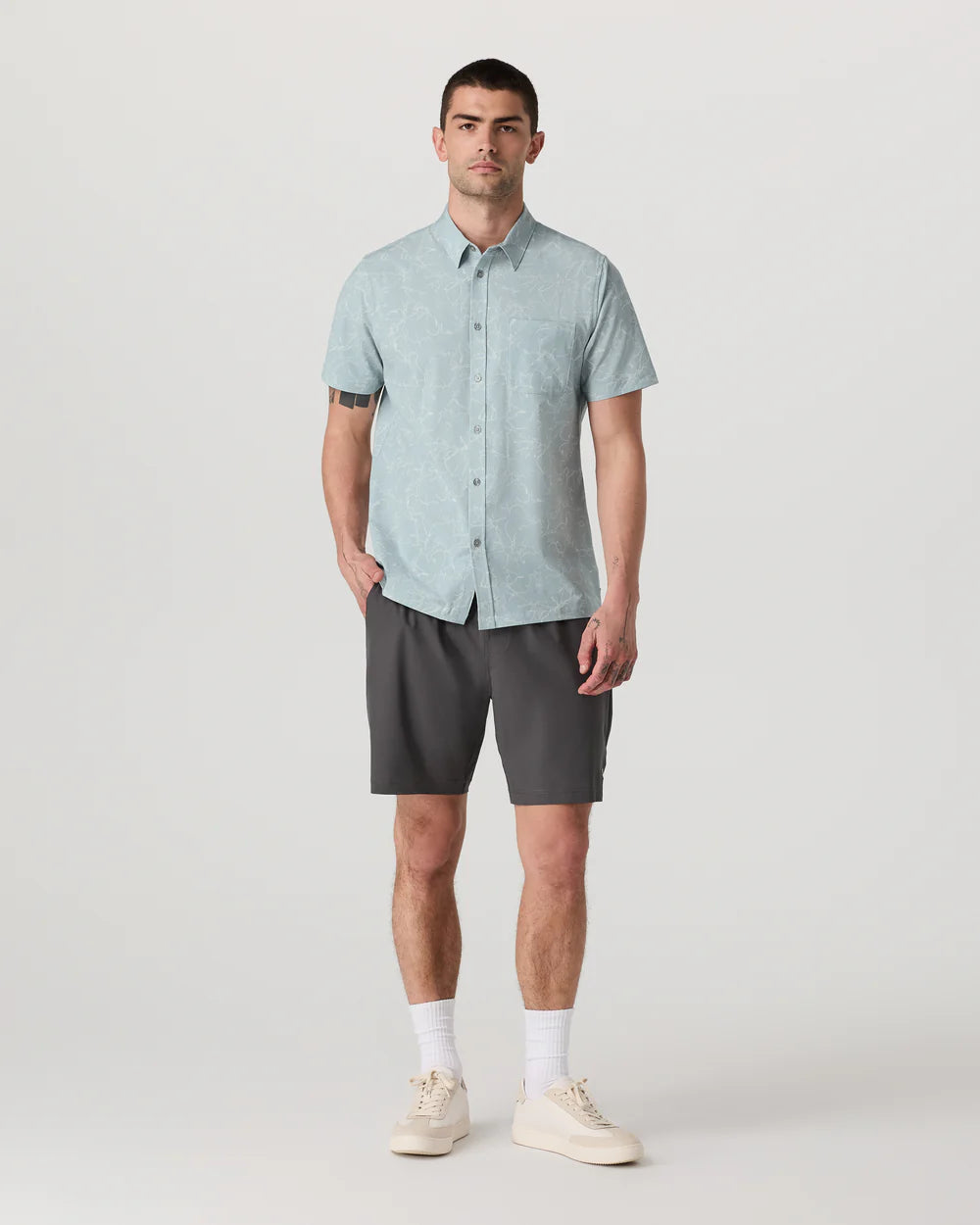 Short Sleeve Bridge Button Down