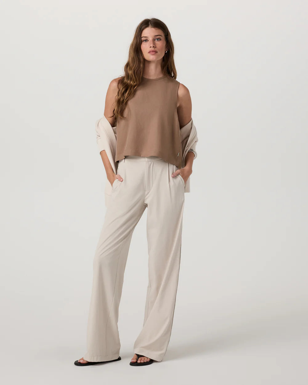 Trestles Twill Crop Tank