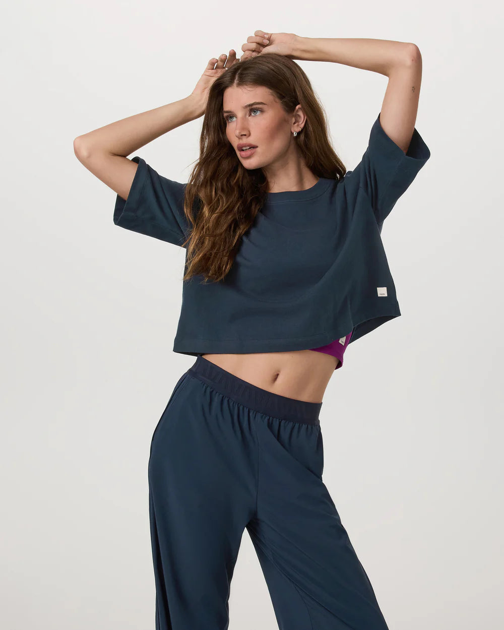 Short Sleeve Heavyweight Crop Cotton Tee