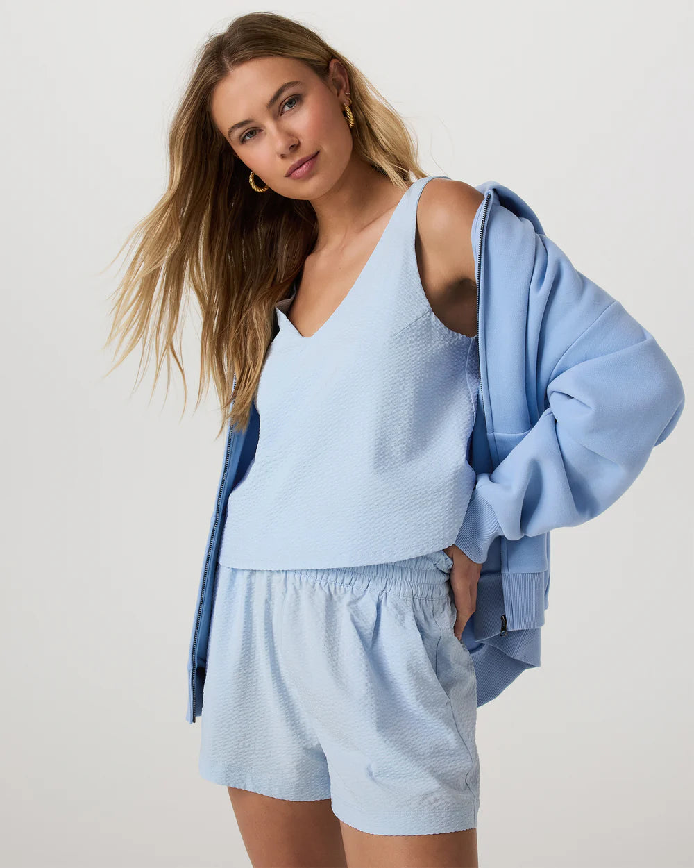 Villa Textured Crop Tank