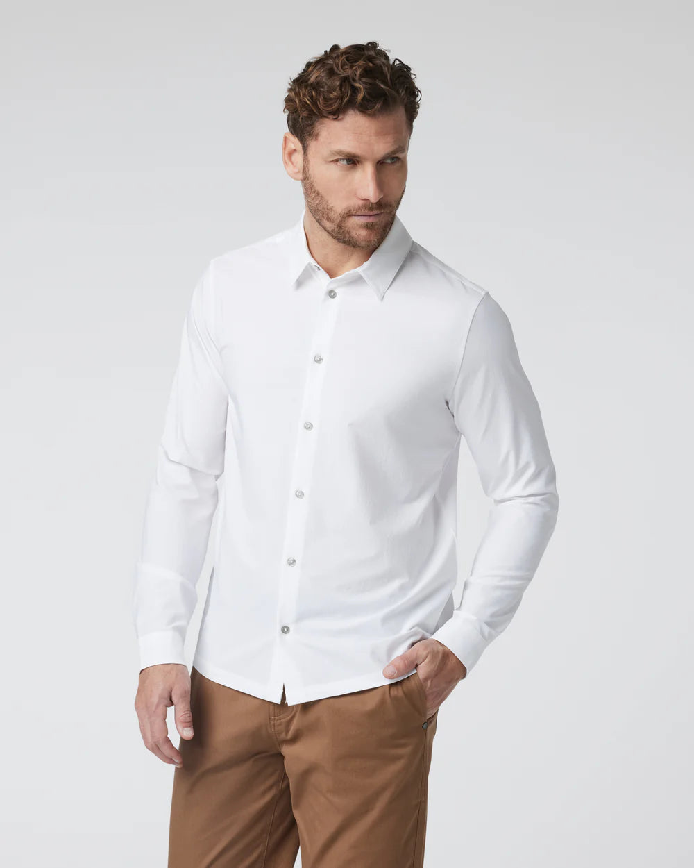 Long Sleeve Manhattan Button Down