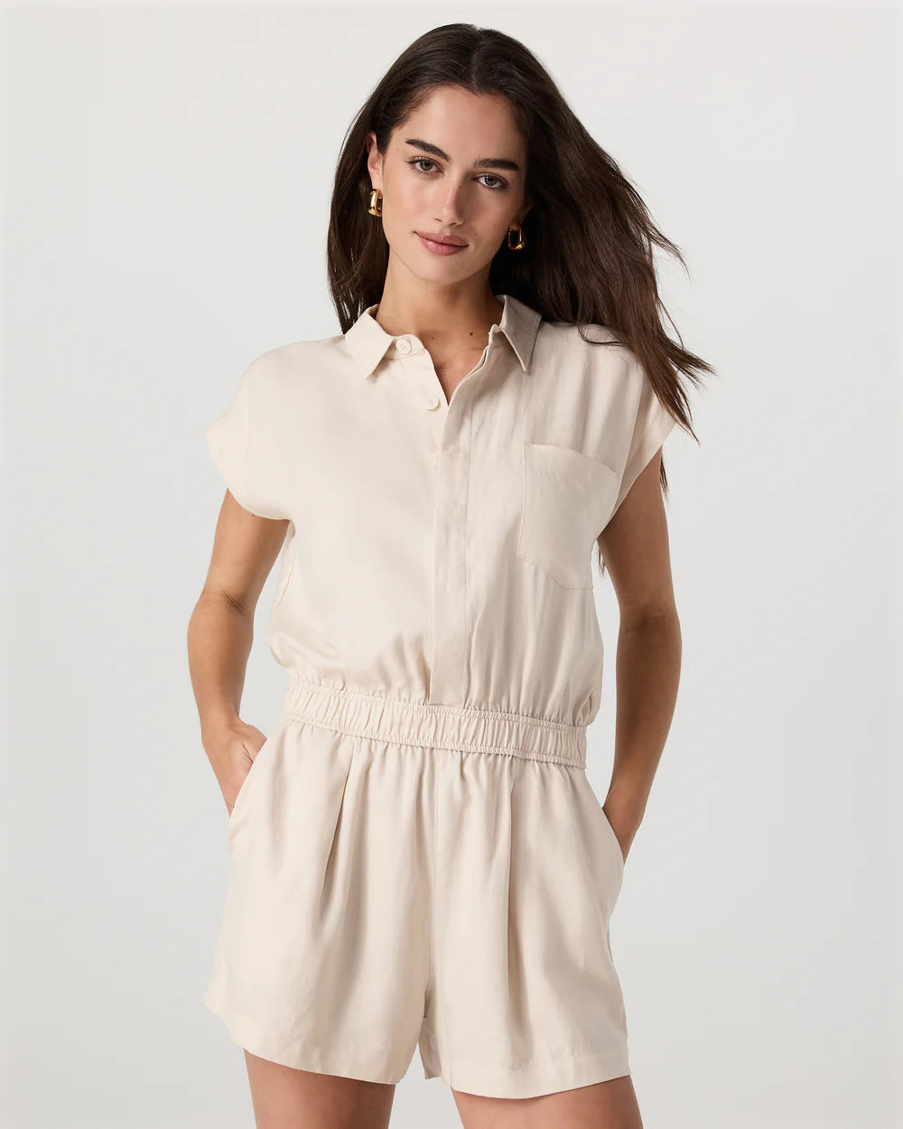 Trestles Twill Romper