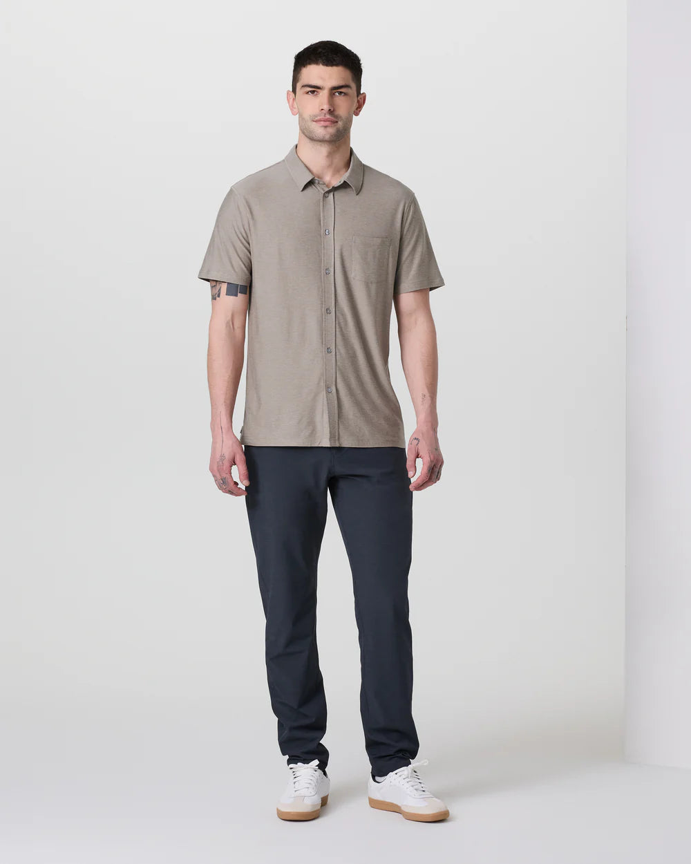 Short Sleeve Strato Button Down