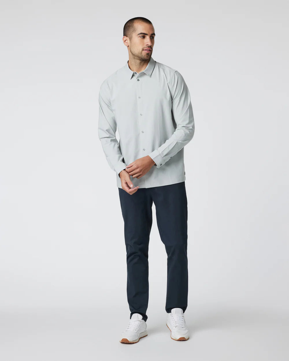 Long Sleeve Manhattan Button Down