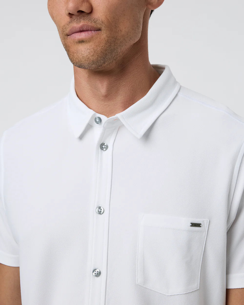 Short Sleeve Ace Button Down