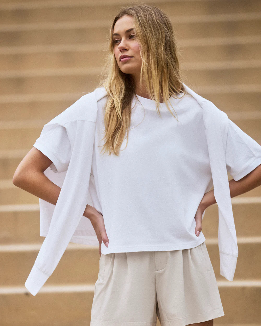 Short Sleeve Heavyweight Oversized Cotton Tee