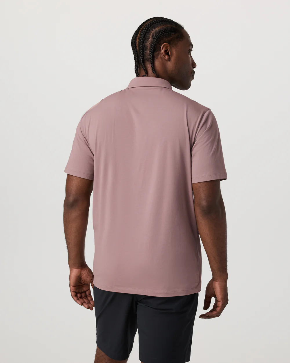 Short Sleeve Feather Polo