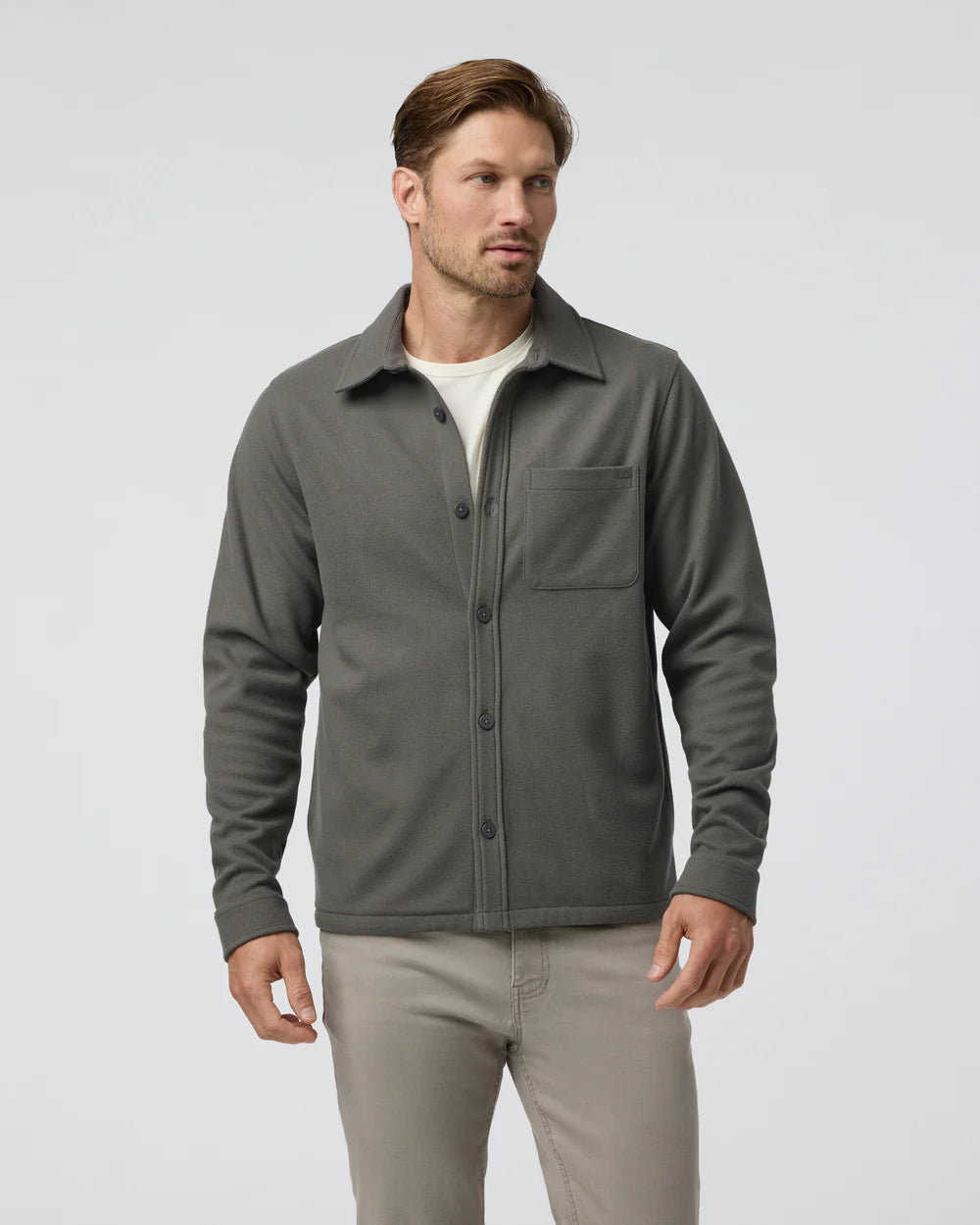 Beldon Shirt Jacket Knit Twill