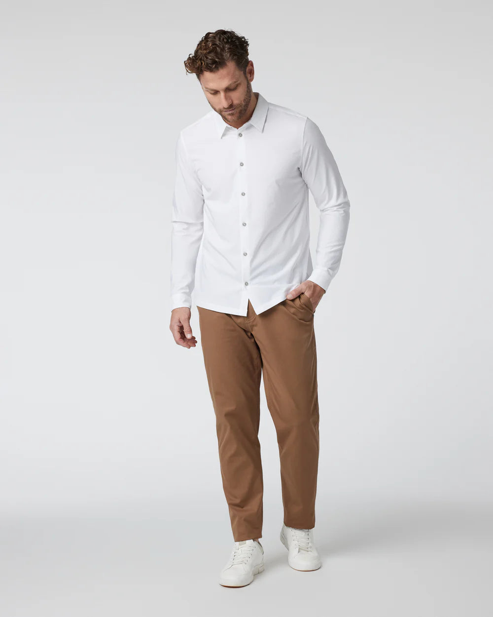 Long Sleeve Manhattan Button Down