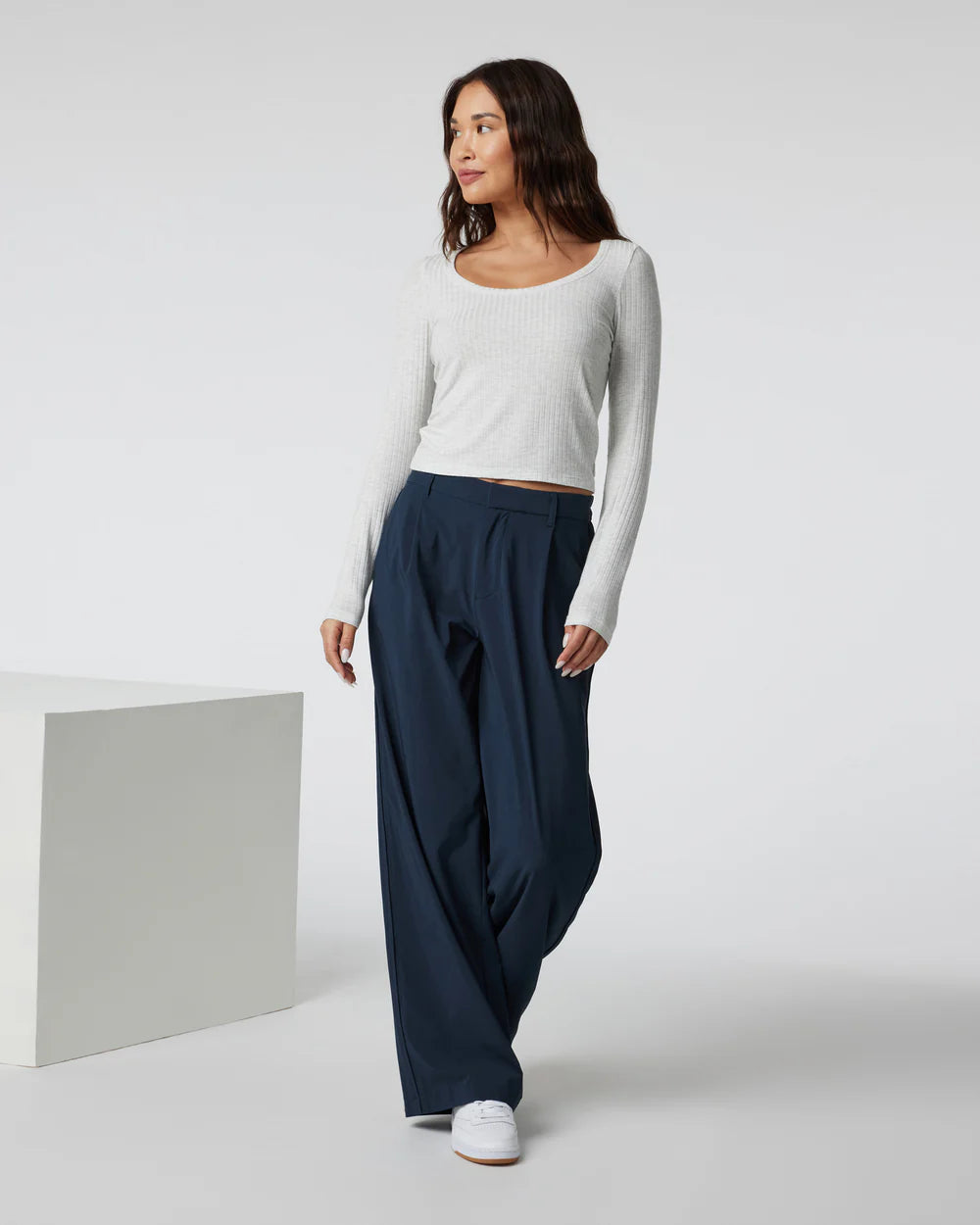 Long Sleeve Plie Top