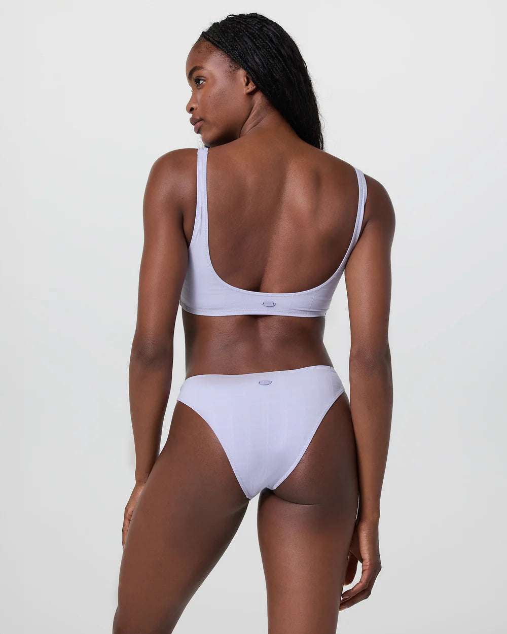 Encinitas Plaid Bikini Top