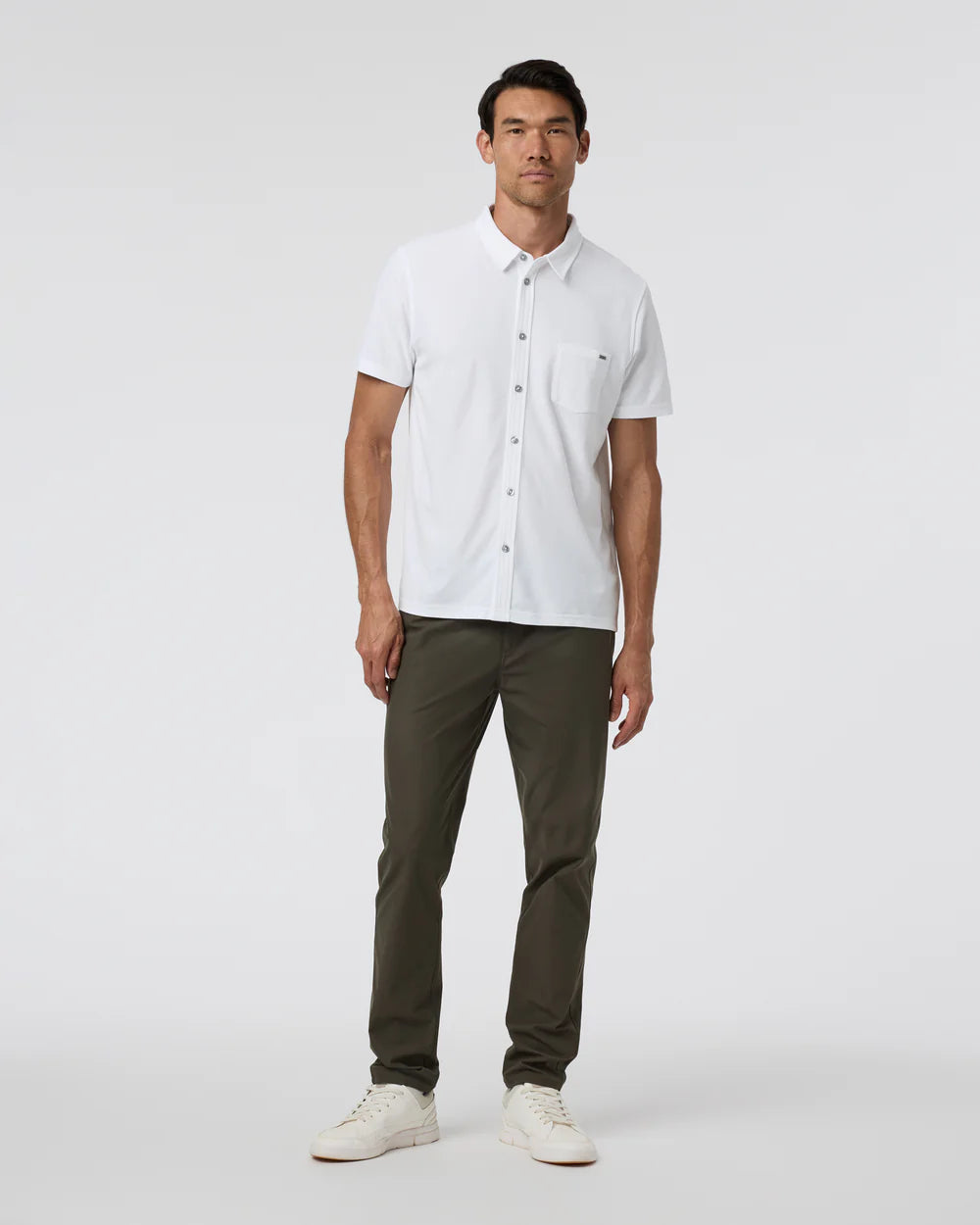 Short Sleeve Ace Button Down