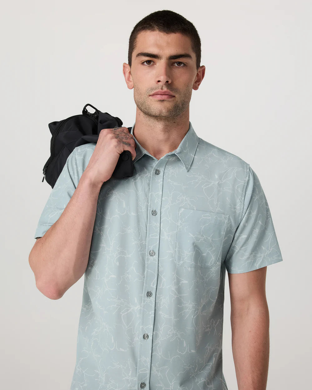 Short Sleeve Bridge Button Down
