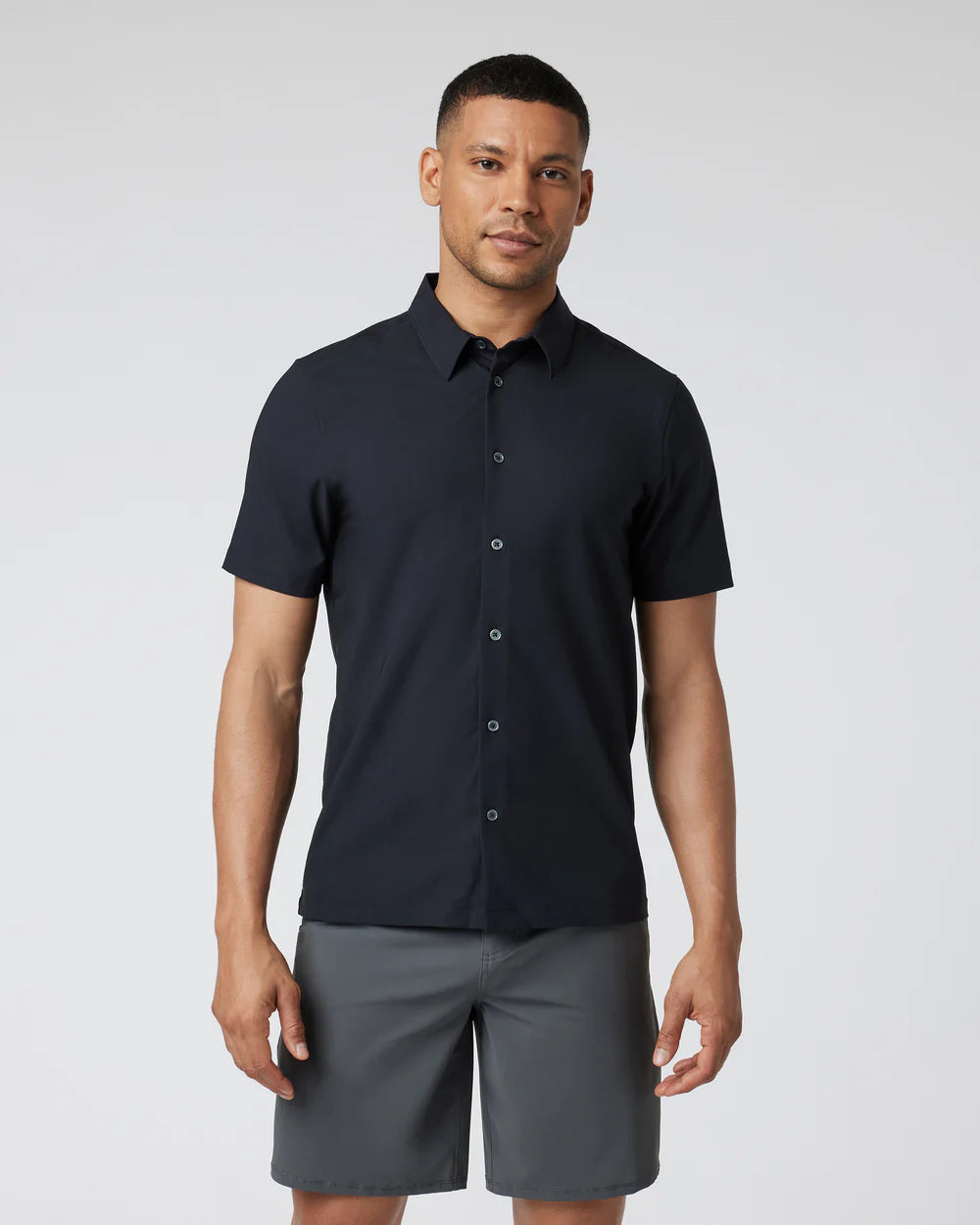 Short Sleeve Manhattan Button Down