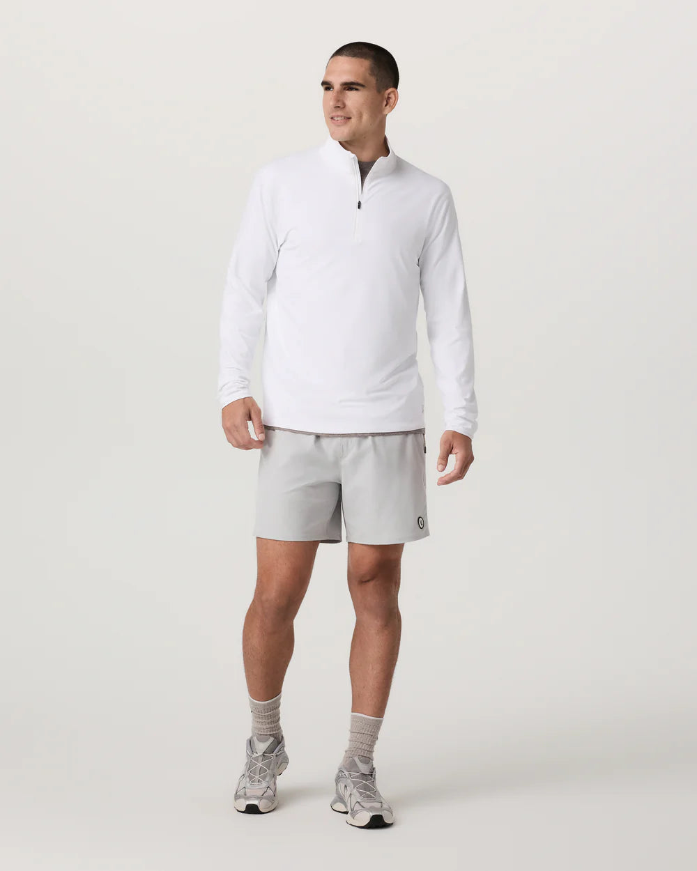 Ponto Half Zip Mock Neck