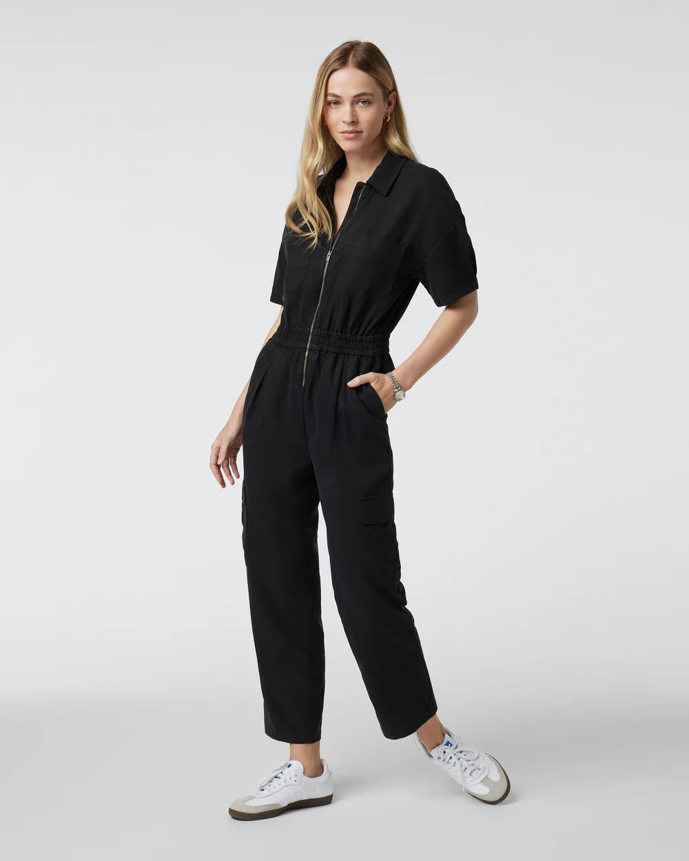 Short Sleeve Coastline Jumpsuit