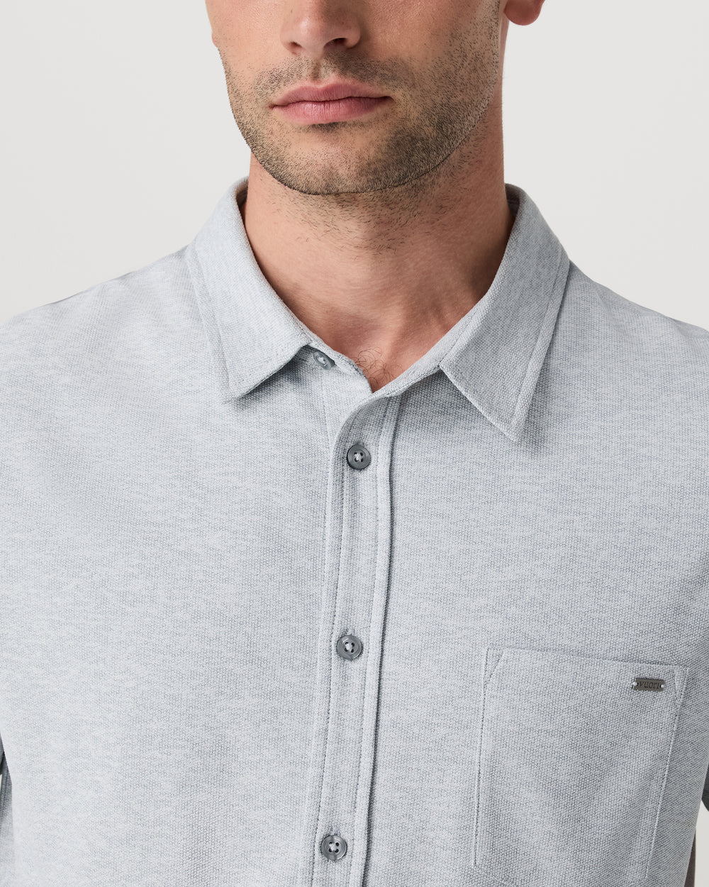 Short Sleeve Ace Button Down