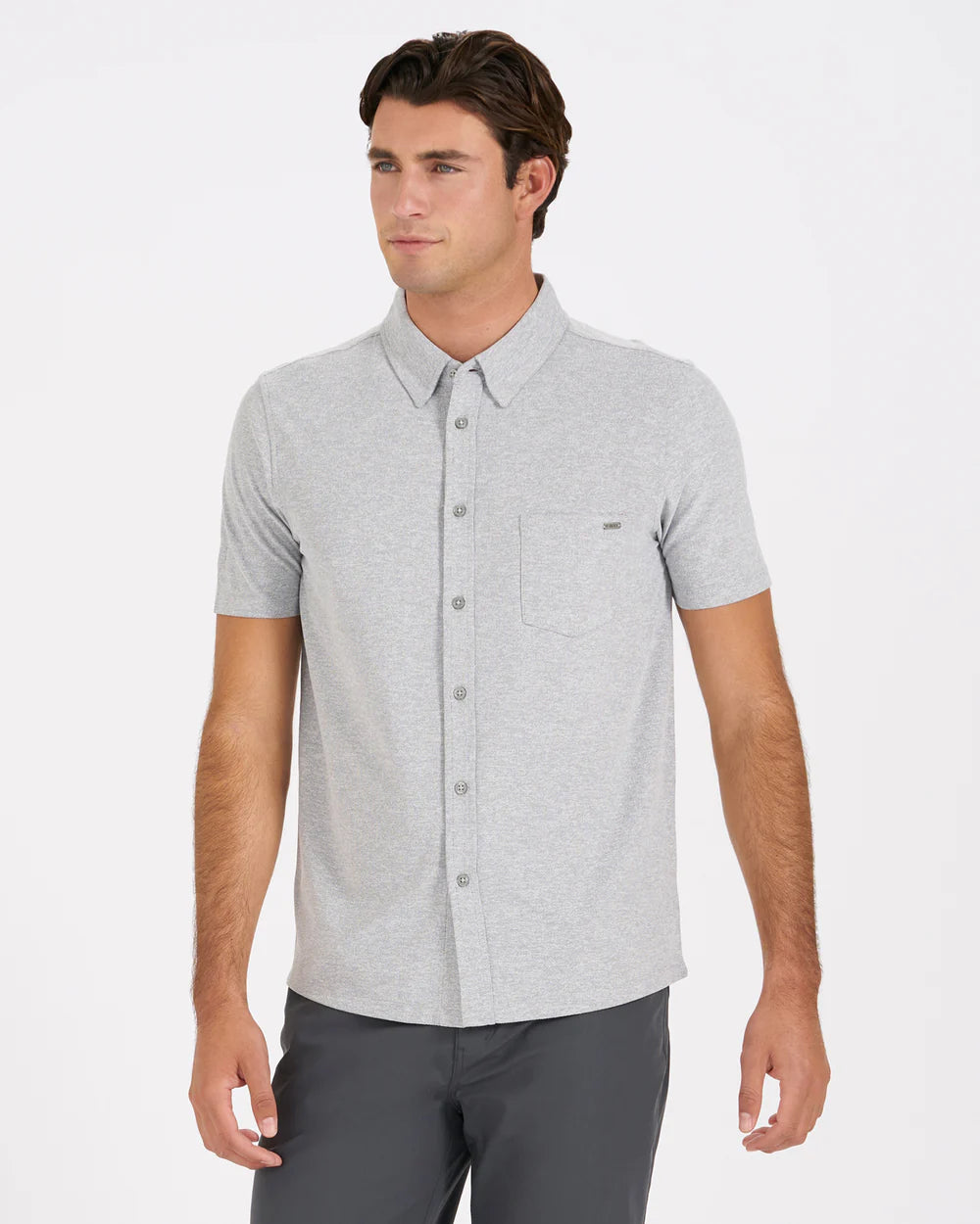 Short Sleeve Ace Button Down