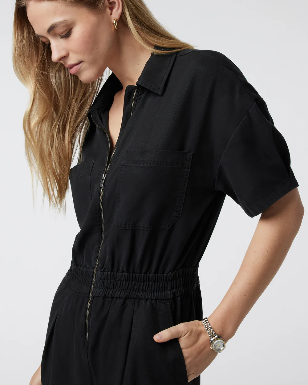 Short Sleeve Coastline Jumpsuit