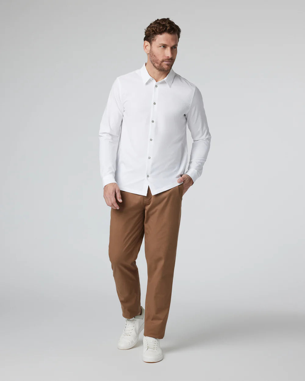 Long Sleeve Manhattan Button Down