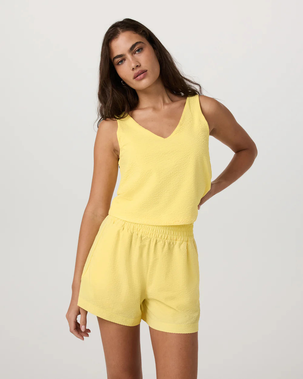 Villa Textured Crop Tank