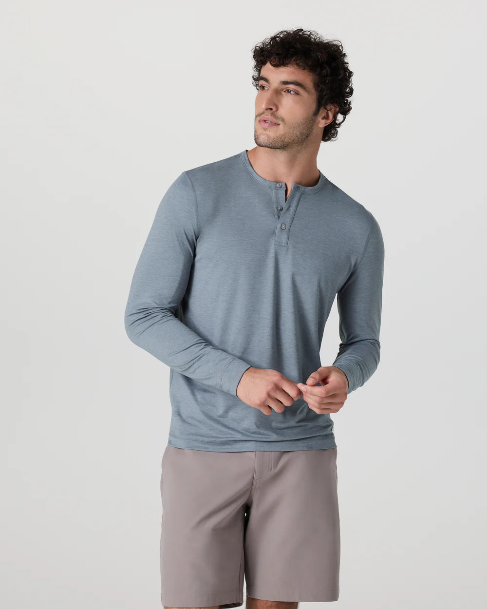 Long Sleeve Ease Performance Henley
