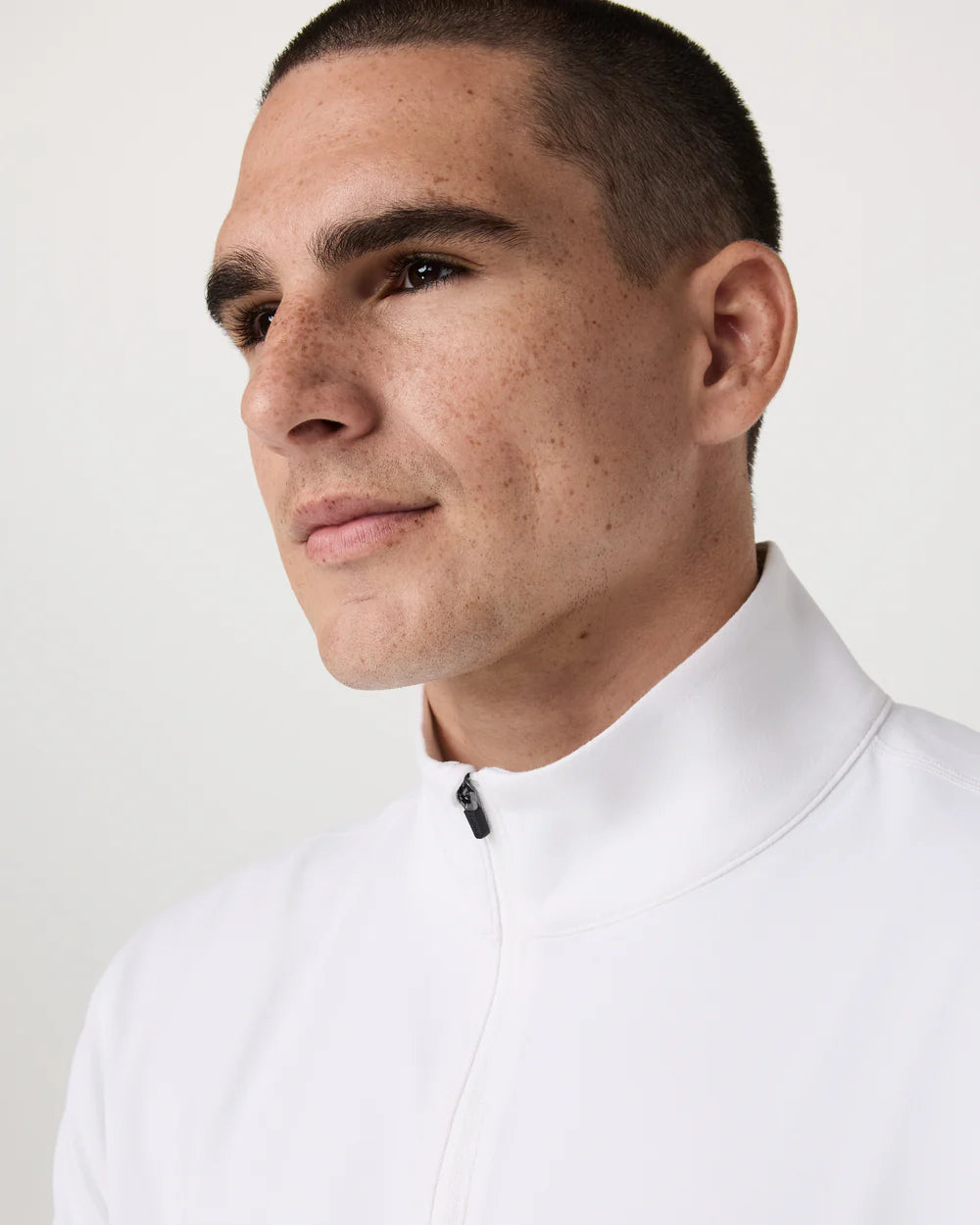 Ponto Half Zip Mock Neck